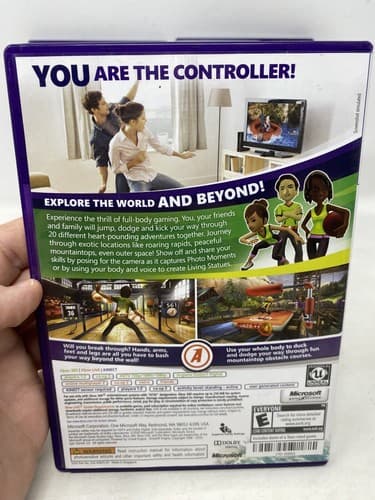 Xbox 360 Lot Of 4 Kinect game Disneyland Dance Central 2 Just Dance Ships Fast — photo 6