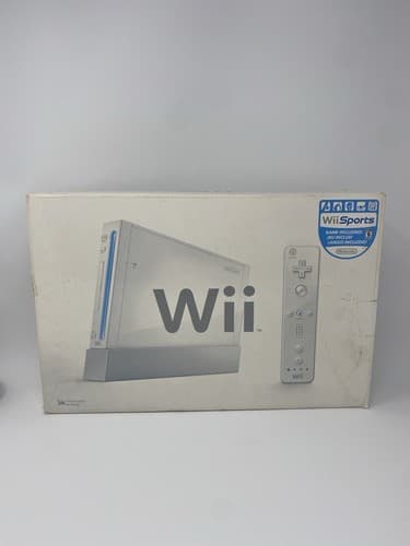 White Nintendo Wii Sports Game Console EMPTY BOX NO TRAYS INSERTS OR MANUALS ETC