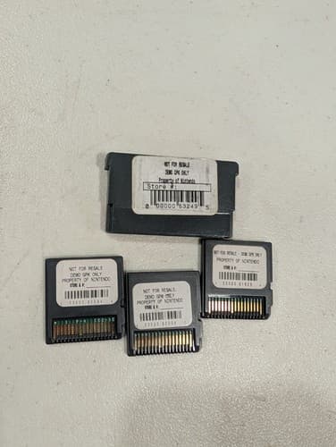 Lot of 4 Handheld NFRs Diddy Kong Racing, Kirby Squeak, Tenchu, Mario — photo 2