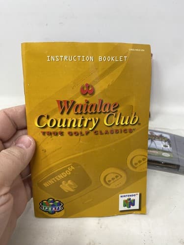 Waialae Country Club N64 Complete In Box CIB Great Shape Nintendo 64 — photo 8