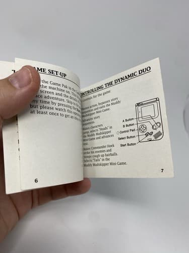 Ren & Stimpy Show: Space Cadet Adventures (Nintendo Game Boy, 1992) Manual Only — photo 7