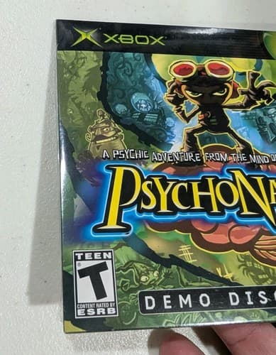 Psychonauts Demo Disc ORIGINAL Xbox not for resale Video Game PROMO SEALED NOS — photo 5