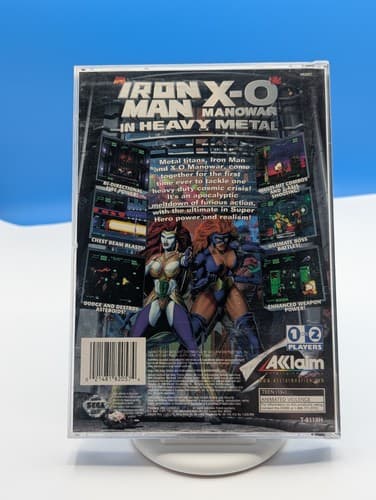 Iron Man X-O Manowar in Heavy Metal (Sega Saturn) Game And Case Tested — photo 2