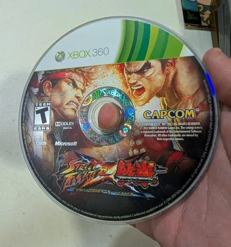 Street Fighter X Tekken (Microsoft Xbox 360 2012) Authentic, Disc Only — photo 3