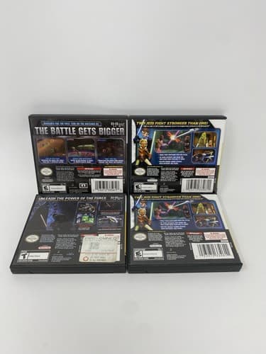 Nintendo DS Star Wars CASE LOT of 4 Battlefront Clone Wars Awakening Forces — photo 2
