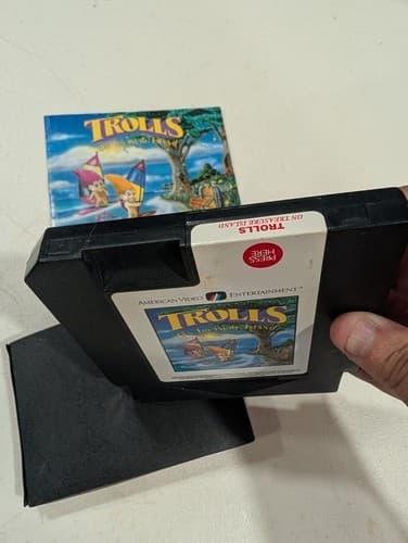Trolls NES Cart And Manual Nintendo, Tested And Working — photo 3