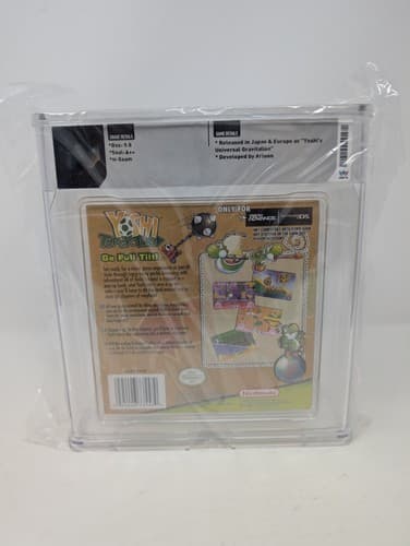 Yoshi Topsy Turvy WATA Graded 9.8 A++ Brand New Top Pop GBA Gameboy Advance — photo 2