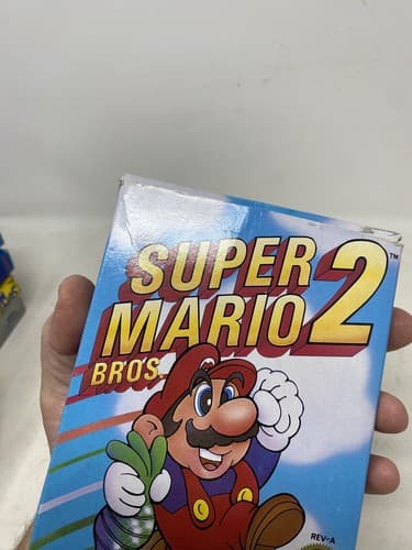 SUPER MARIO BROS. 2 MARIO MADNESS NINTENDO NES BOX AND GAME — photo 8