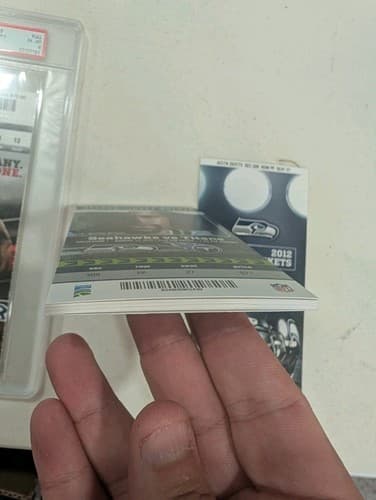 RUSSELL WILSON DEBUT PSA 6 SEAHAWKS 2012 NFL TICKET + 2012 Season Tickets — photo 9