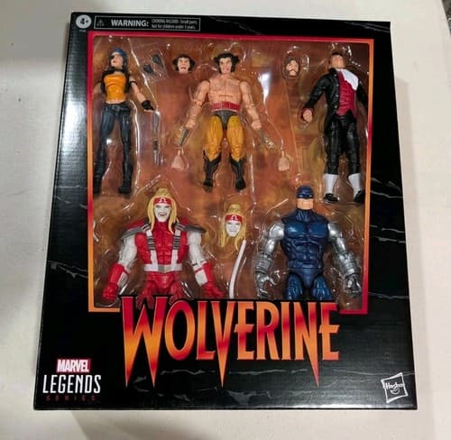 Marvel Legends Series Wolverine Five 5 Pack Amazon Exclusive NEW Open Box