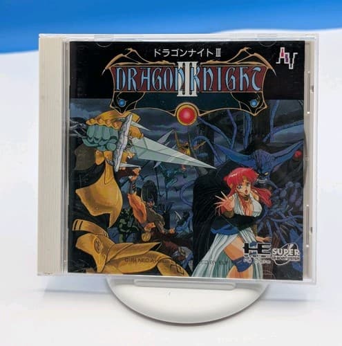 Dragon Knight III 3 PC Engine Super CD Rom2 Japan, US Seller, Tested