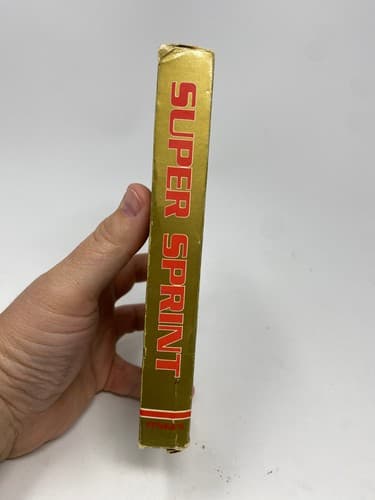 Super Sprint (NES 1989) Game Box & Registration Authentic No Manual — photo 6