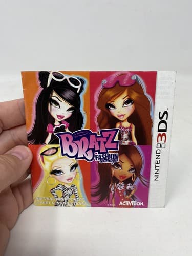 Bratz: Fashion Boutique (Nintendo 3DS, 2012) Manual ONLY No Game Or Case
