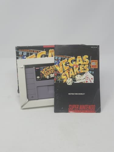 Vegas Stakes (Super Nintendo Entertainment System, 1993) - Complete In Box SNES — photo 7