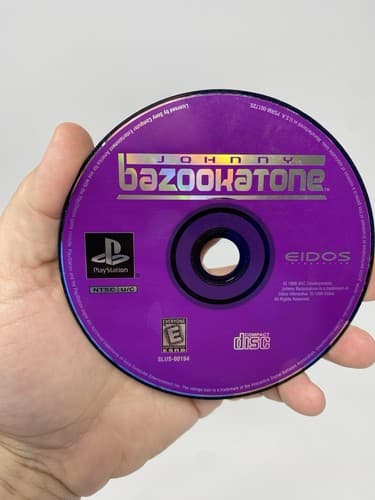Johnny Bazookatone Playstation 1 PS1 Disc Only Tested Authentic
