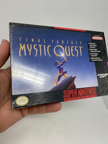 Final Fantasy Mystic Quest (Super Nintendo, 1992) SNES Brand New SEALED - READ — photo 5