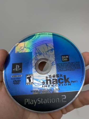Dot .hack INFECTION PS2 PlayStation 2 Part 1 Game Disc Only - Tested Authentic — photo 3