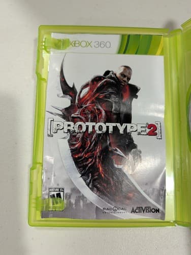Prototype 2 (Microsoft XBox 360, 2009) CIB Complete w/ Manual — photo 3