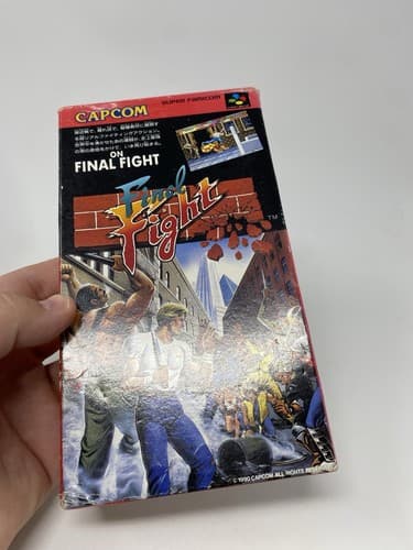 Final Fight 1 Super Famicom SFC Japan import +Box Manual CIB US Seller — photo 3