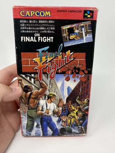 Final Fight 1 Super Famicom SFC Japan import +Box Manual CIB US Seller
