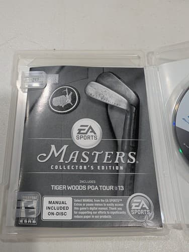 Masters Collectors Edition and Tiger Woods PGA Tour 13 PS3 PlayStation 3 CIB — photo 3