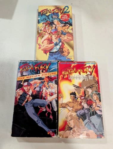 Fatal Fury, Fatal Fury 2, Fatal Fury Legend of the Hungry Wolf (VHS Lot, 94, 95) — photo 2