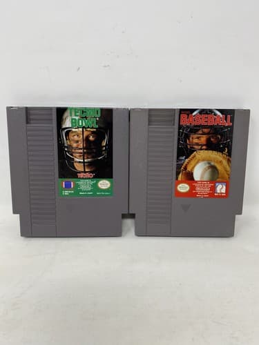Tecmo Bowl Football and Baseball (Nintendo Entertainment System Cartridge Only