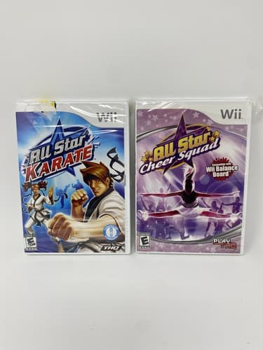 All Star Karate & Cheer Squad (Nintendo Wii, 2010) Factory Sealed Brand New