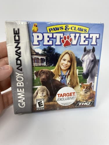 Paws & Claws: Pet Vet (Nintendo Game Boy Advance, 2001) Brand New Factory Sealed