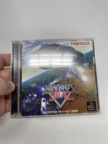 XEVIOUS 3D / G+ Plus CIB SONY PS1 PS 1 PlayStation Japan Import US Seller — photo 2