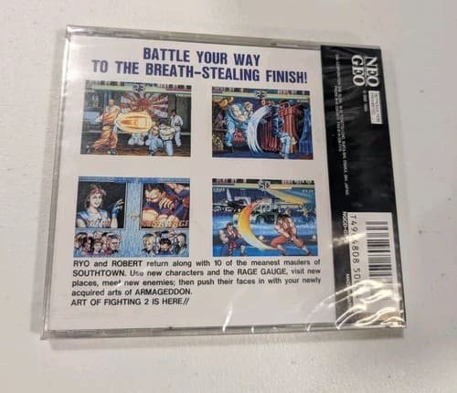 Art Of Fighting 2 - Neo Geo CD - NTSC/U - Brand New Sealed Rare — photo 2