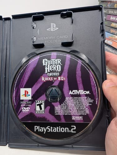 Guitar Hero Encore Rocks the 80's PS2 PlayStation 2 - Game, Game And Manual — photo 4