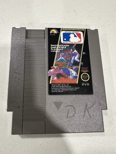 Major League Baseball (1988) - MLB - Nintendo NES - Game And Box, See Photos  — photo 7