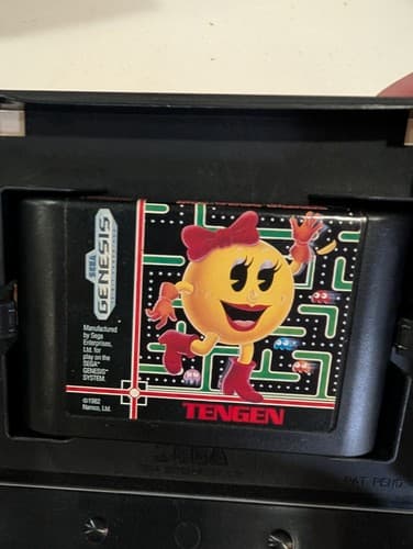 Ms Pac-Man (Sega Genesis) Authentic, Complete, Tested/Works — photo 4