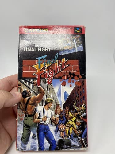 Final Fight 1 Super Famicom SFC Japan import +Box Manual CIB US Seller — photo 2