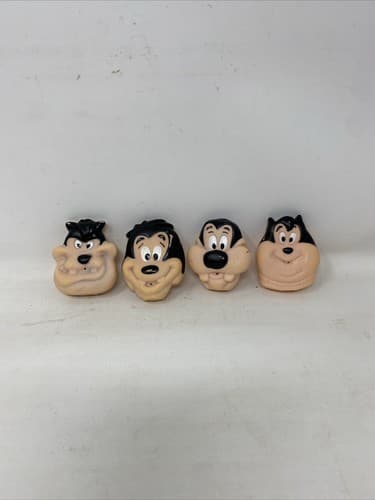 Set Of  Vintage Disney Goof Troop Water Bath Squirt Toys Ships Fast