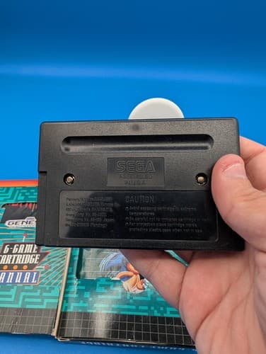 Sega Genesis Menacer 6 Game Cartridge with Original Box and Cartridge — photo 9