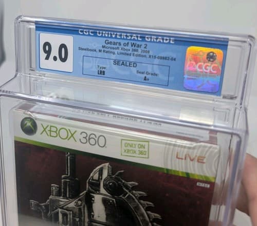 Gears of War 2 Do Not Sell Before DNSB Early Print Xbox 360 Sealed CGC 9.0 A+ — photo 2