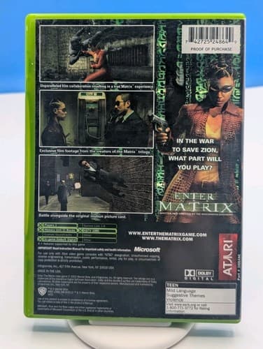Enter the Matrix Microsoft Xbox CIB Tested And Working — photo 2