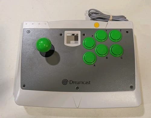 Sega Dreamcast Official Arcade Stick Fightstick Fighting Stick HKT-7300 Tested