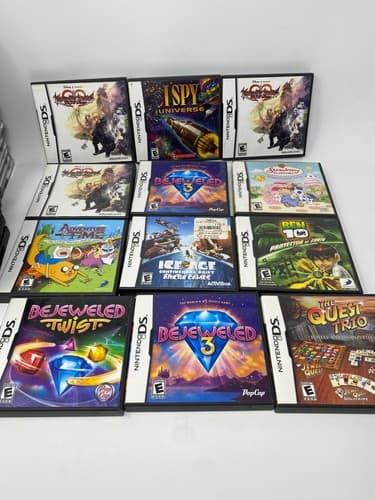Nintendo DS Game Case Only Lot of 25 Kingdom Hearts Scribblenauts etc — photo 2