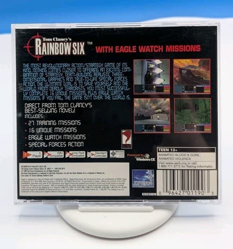 Tom Clancys Rainbow Six Sega Dreamcast CIB Complete Tested Strategy Shooter Game — photo 2