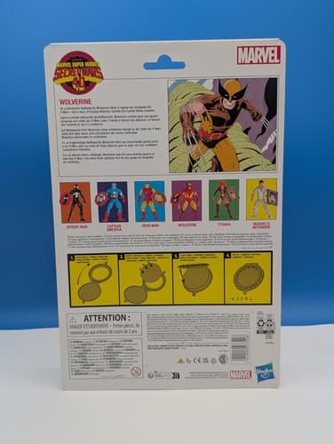 Marvel Legends Hasbro Retro Secret Wars Wolverine SEALED Action Figure — photo 3