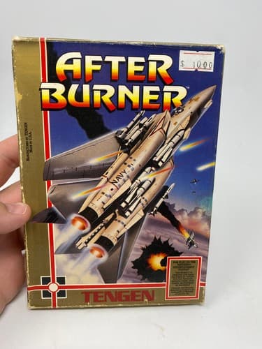 After Burner Nintendo NES Complete in Box CIB Complete Game Box Manual Authentic