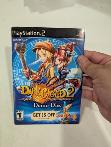 Dark Cloud 2 Demo Disc Sony PlayStation 2 PS2 W/ Sleeve