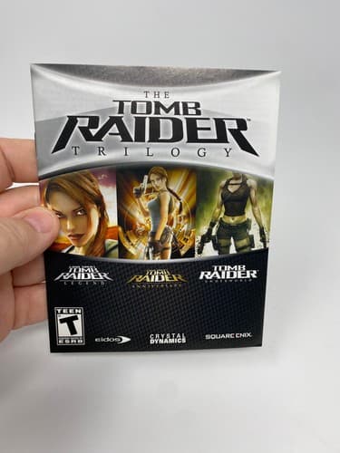 Tomb Raider Trilogy (Sony PlayStation PS3, 2011) Manual Only game or case