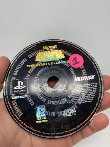 Lot of 2 Williams Midway Arcades Greatest Hits Atari PlayStation 1 PS1 Disc Only — photo 6