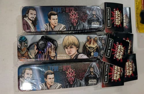 Star Wars Lot of 7 Pencil Pouches, 6 Pencil Boxes, Brand New Podracer Episode 1 — photo 7