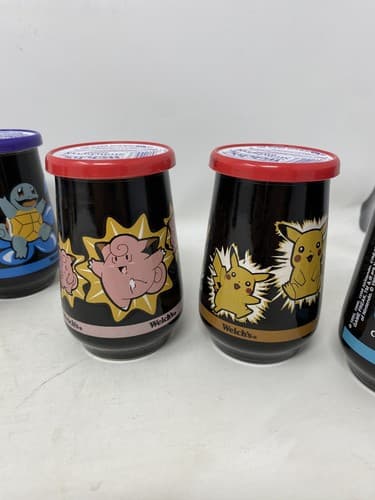 Vintage 1999 Welch's Nintendo Pokemon Unopened Jelly Jar Lot Complete Set of 9 — photo 5