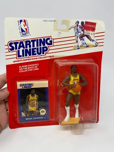 SL422 1988 Starting Lineup Basketball Magic Johnson Los Angeles Lakers